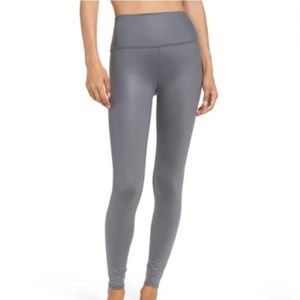 Alo high waisted airbrush leggings - slate grey s
